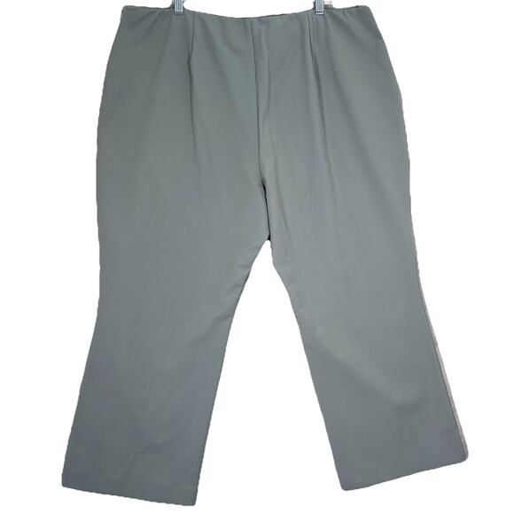 VINCE Crop Flare Pants in Sea Stone XXXL NWT $295 Career Preppy Pull On - Picture 6 of 13